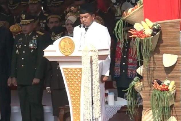HUT ke-80 RI, Gubernur Jawa Barat Dedi Mulyadi Minta Maaf karena Masih Banyak Warga Belum Sejahtera