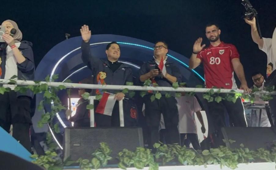 Erick Thohir dan Menteri Hukum Sepakat Jaga Hak Cipta Lagu di Laga Timnas Indonesia