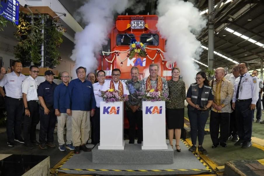 KAI Resmikan Lokomotif Baru CC 205 untuk Perkuat Logistik Nasional dan Kurangi Emisi