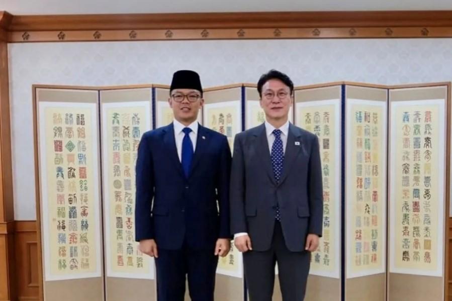 Menlu Sugiono dan PM Korea Selatan Bahas Penguatan Kemitraan Strategis di Seoul