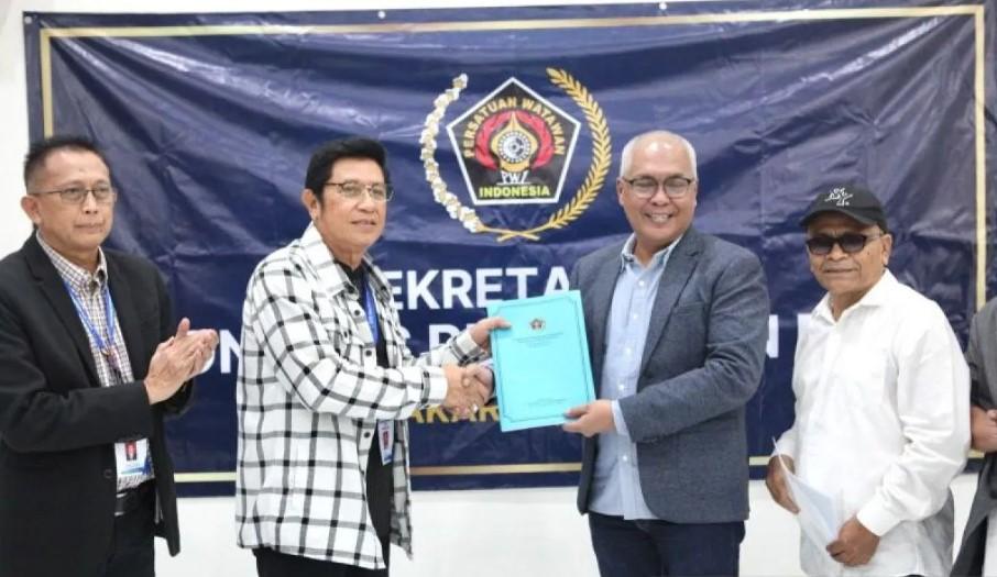 Akhmad Munir Resmi Mendaftar Calon Ketua Umum PWI, Usung Misi Rekonsiliasi dan Penguatan Daerah