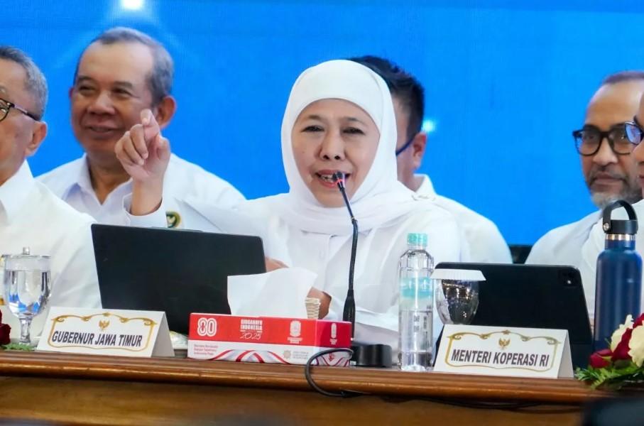 99 Persen Koperasi Merah Putih di Jawa Timur Sudah Berbadan Hukum, Khofifah Dorong Skema Konsinyasi