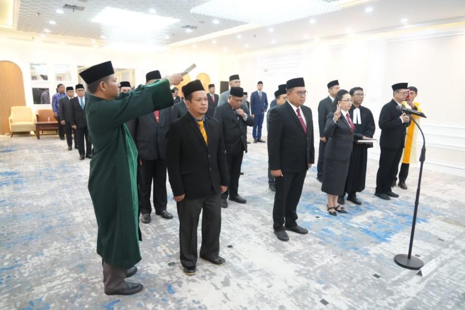 Menteri Agama Lantik Pejabat Eselon II dan Pimpinan PTKN di Jakarta