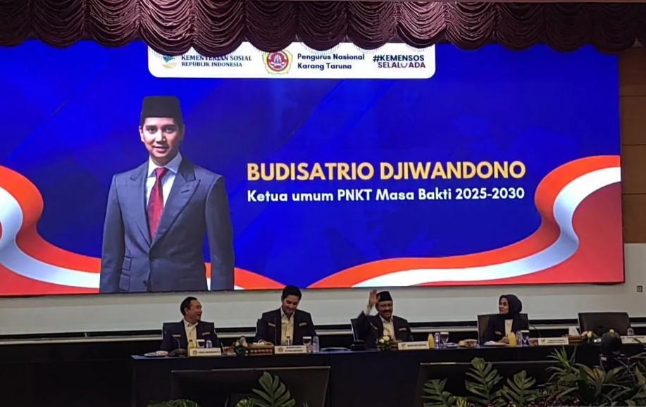 Budisatrio Djiwandono Resmi Pimpin Karang Taruna Nasional 2025–2030, Gus Ipul Sebut Mitra Strategis Kemensos