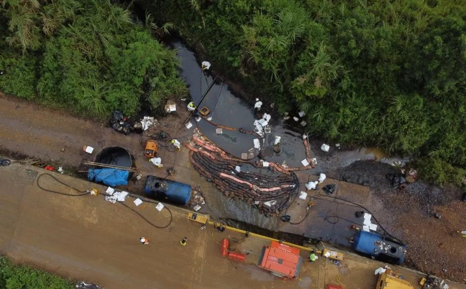 PT Vale Fokus Hentikan Penyebaran Minyak Akibat Kebocoran Pipa di Towuti