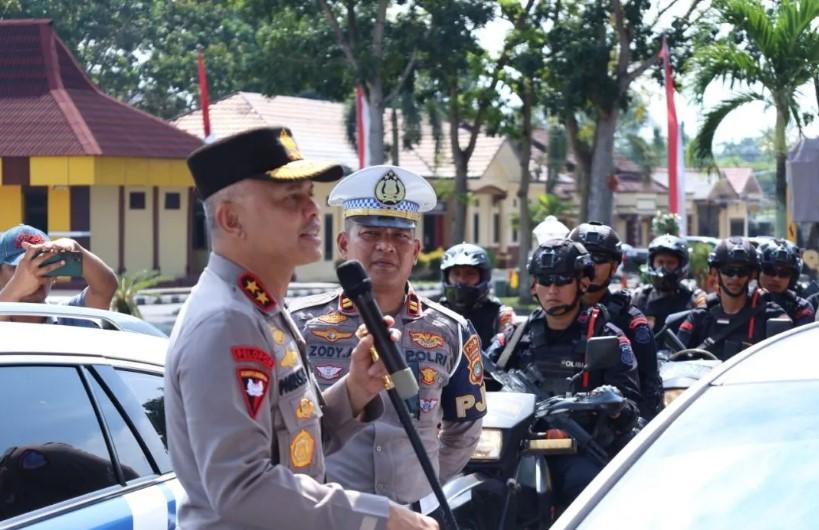 Polda Babel Gelar Patroli Skala Besar Jelang Masa Tenang Pilkada Ulang 2025