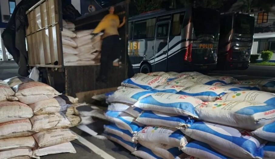 Polisi Gagalkan Penyelundupan 24 Ton Pupuk Subsidi Asal Lampung ke Bangka Belitung