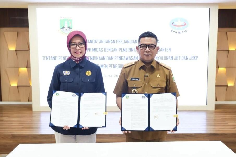 Pemprov Banten dan BPH Migas Teken Kerja Sama untuk Pastikan Distribusi BBM Subsidi Tepat Sasaran