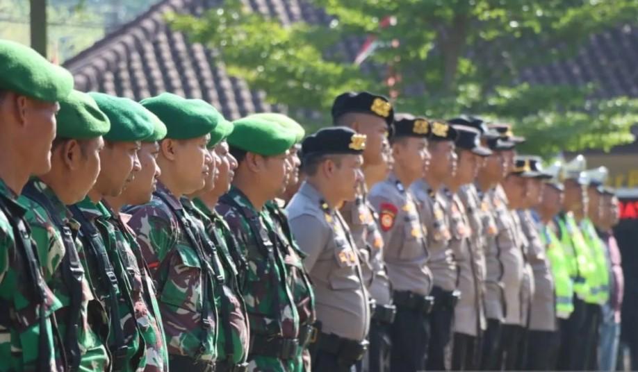 TNI-Polri Gelar Apel Bersama di Demak, Tegaskan Komitmen Jaga Keamanan Wilayah