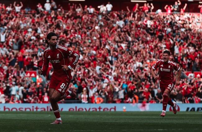 Gol Tendangan Bebas Szoboszlai Antar Liverpool Tundukkan Arsenal di Anfield