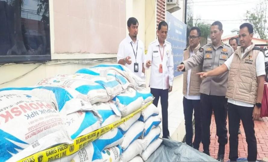Satgas Pangan Polda Kalsel Gagalkan Penyelewengan 11,5 Ton Pupuk Bersubsidi