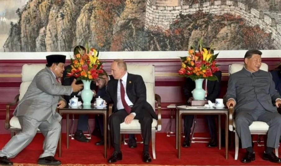 Prabowo Jalani Diplomasi Maraton di Beijing, Bertemu Xi Jinping dan Vladimir Putin
