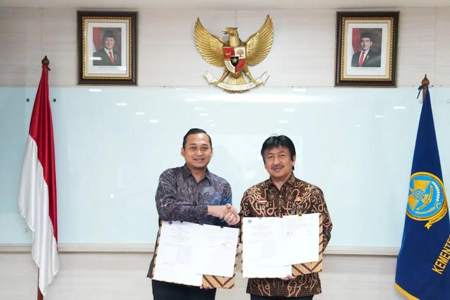 Ditjen Hubud dan PT Bandara Internasional Batam Resmi Bersinergi Kelola Bandara Hang Nadim