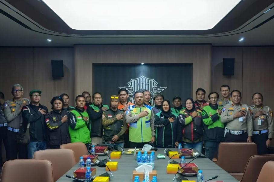 Korlantas Polri Gandeng Komunitas Ojol untuk Jadi Pelopor Keselamatan Lalu Lintas