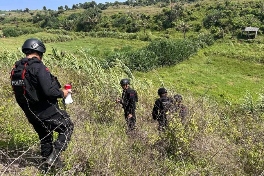 Mortir Aktif Peninggalan Perang Dimusnahkan Tim Jibom di Garut