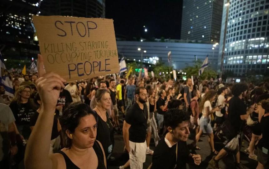 Ribuan Demonstran di Israel Long March ke Kediaman Netanyahu Tuntut Pertukaran Tahanan
