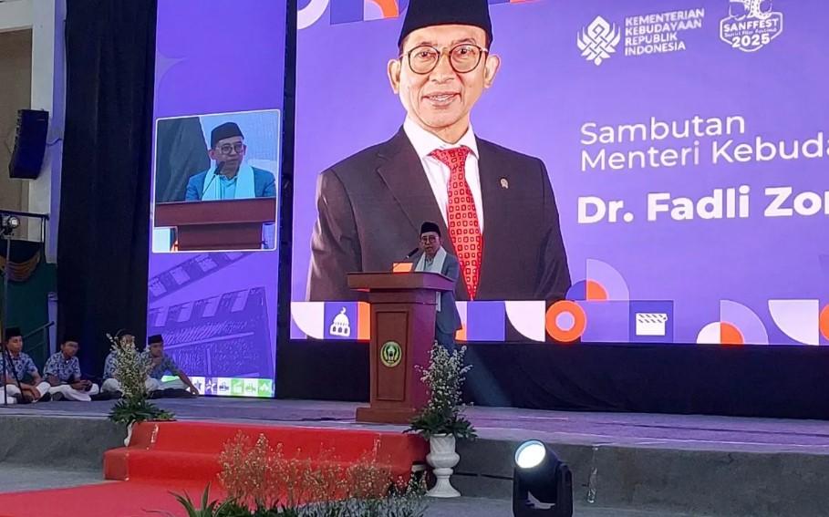 Menteri Fadli Zon Resmikan Santri Film Festival 2025, Dorong Kreativitas Santri Jadi Sineas Muda