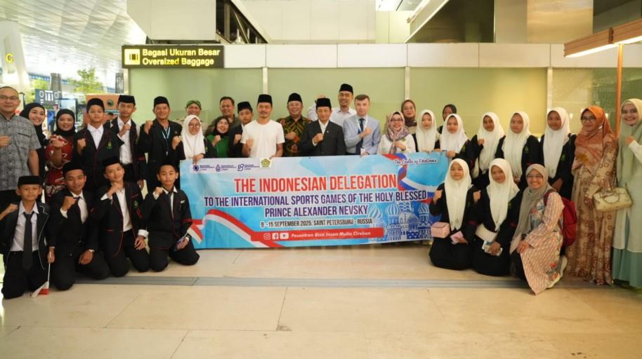 Menag Lepas 15 Santri Ikuti Ajang Olahraga Internasional di Rusia
