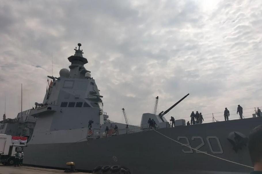 KSAL Perintahkan KRI Brawijaya 320 Gelar Latihan Laut Saat Berlayar ke Surabaya