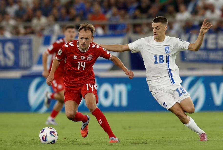 Damsgaard Bersinar, Denmark Tumbangkan Yunani 3-0 di Kualifikasi Piala Dunia