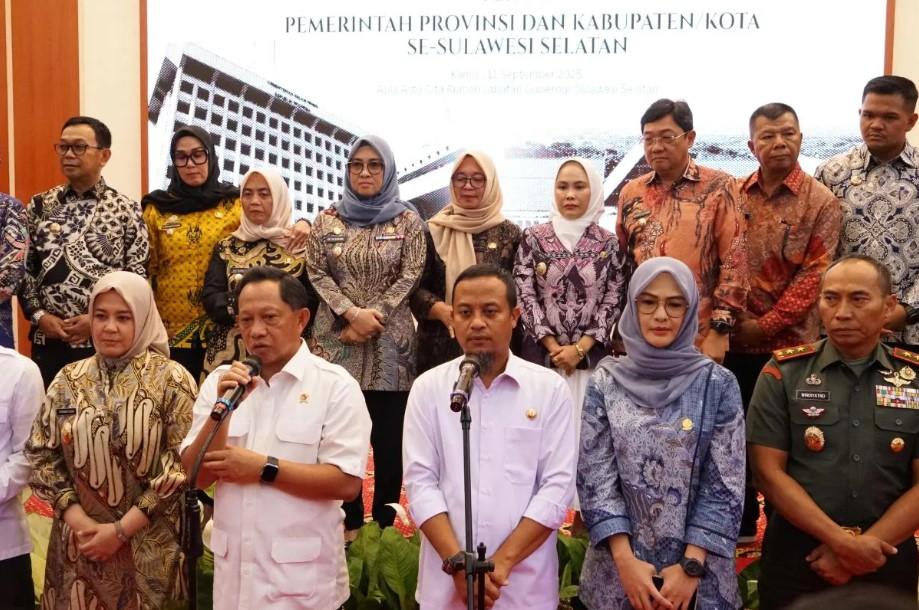 Mendagri Tito Karnavian Apresiasi Pangkep dan Sidrap yang Lampaui Target Nasional Realisasi APBD