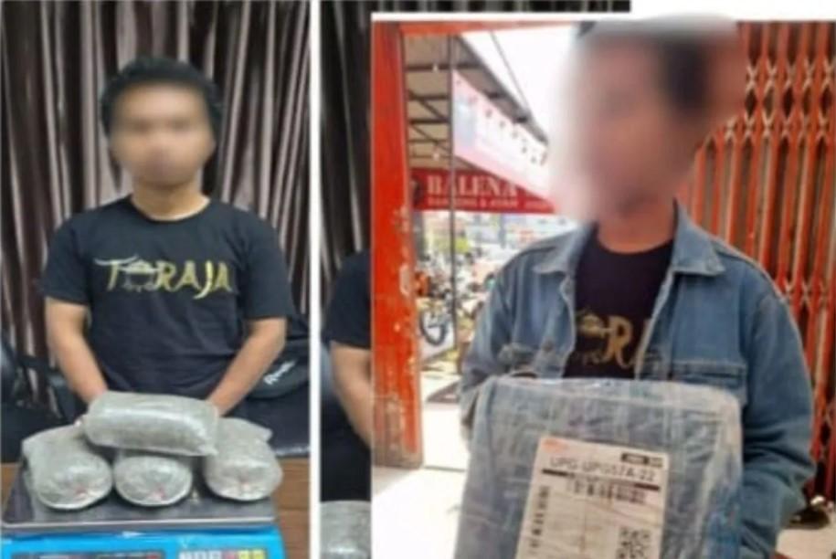 Bea Cukai dan BNNP Sulsel Gagalkan Penyelundupan 1,2 Kilogram Ganja dalam Paket Kopi