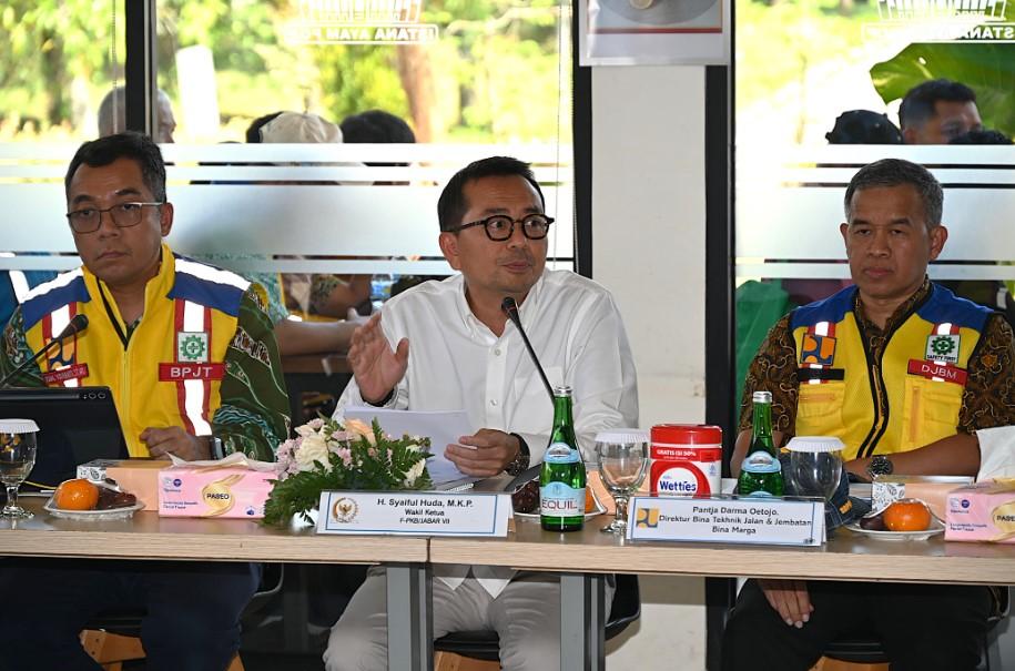 DPR Soroti Kualitas Jalan Tol, Syaiful Huda Tekankan Pemenuhan Standar Pelayanan Minimal