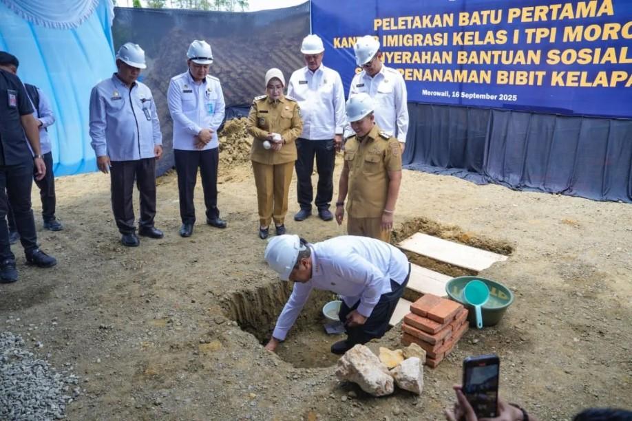 Menteri Agus Andrianto Resmikan Pembangunan Kantor Imigrasi Kelas I TPI Morowali untuk Perkuat Pengawasan di Kawasan Industri