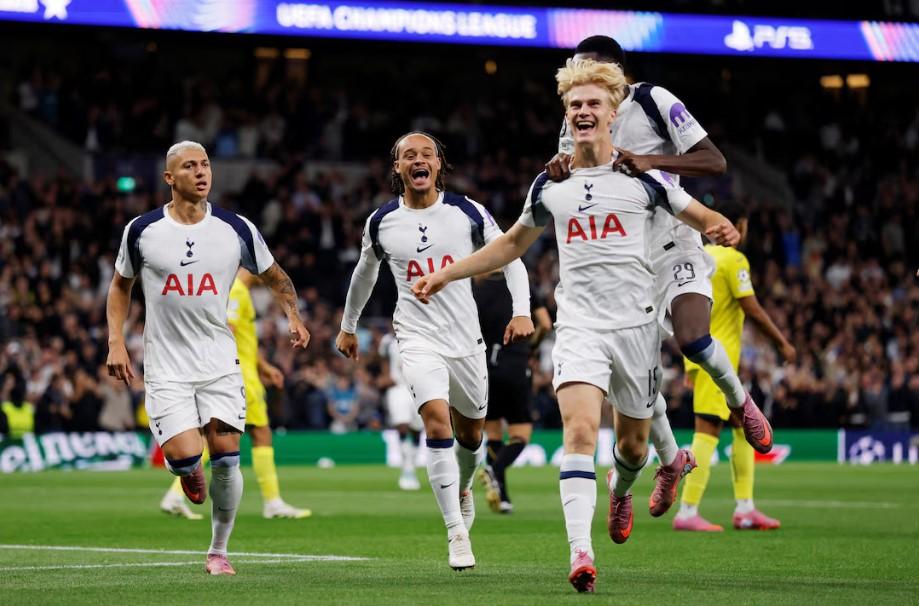 Tottenham Menang Tipis 1-0 atas Villarreal di Laga Comeback Liga Champions