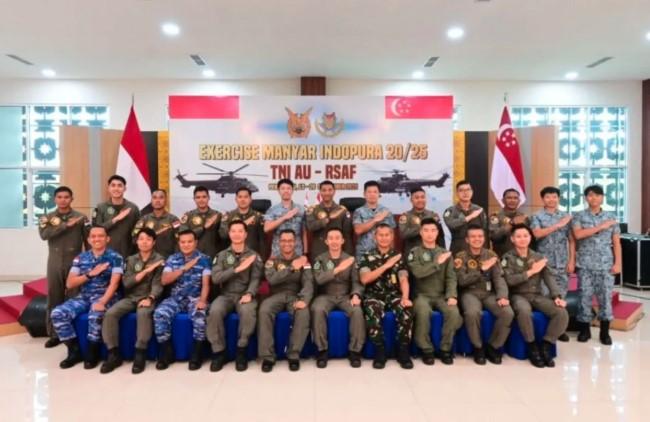 TNI AU dan RSAF Gelar Latma Manyar Indopura ke-20, Perkuat Kerja Sama Udara Indonesia-Singapura