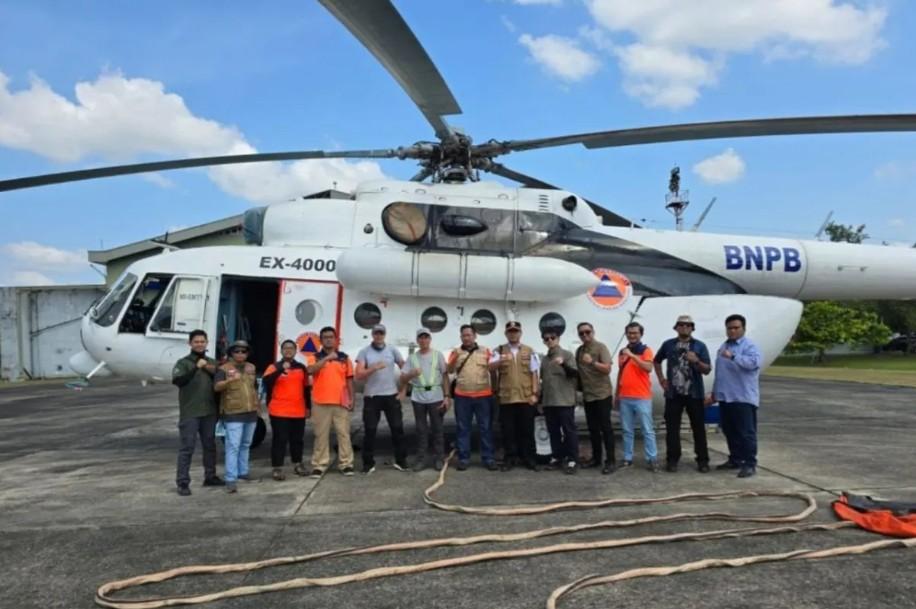 Helikopter BNPB untuk Patroli Karhutla di Riau Ditarik ke Jakarta karena Kontrak Berakhir