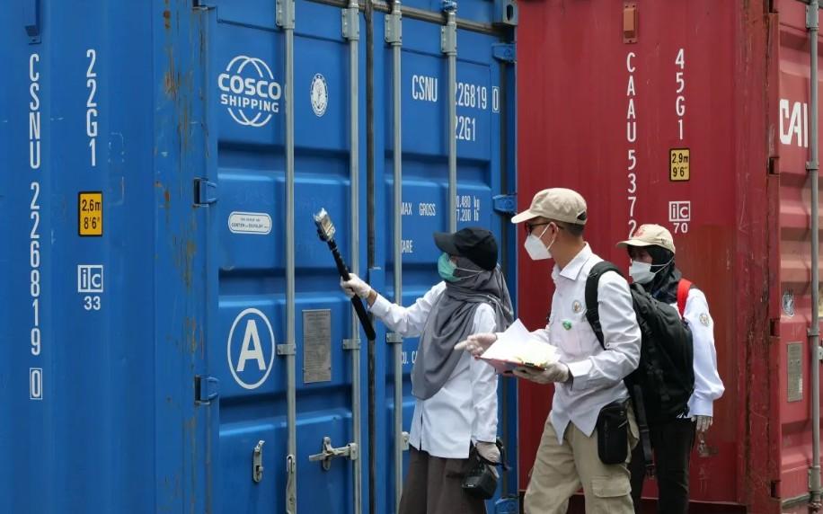 Bapeten dan Bea Cukai Gagalkan Masuknya 9 Kontainer Terpapar Cs-137 di Tanjung Priok