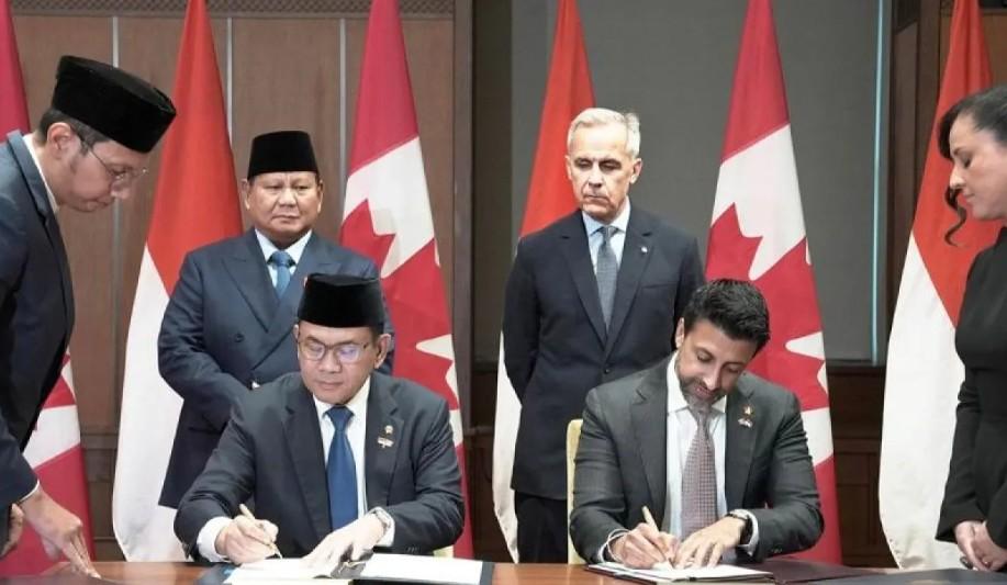 Indonesia dan Kanada Teken ICA-CEPA, Prabowo Sebut Kanada Mitra Barat yang Bertanggung Jawab