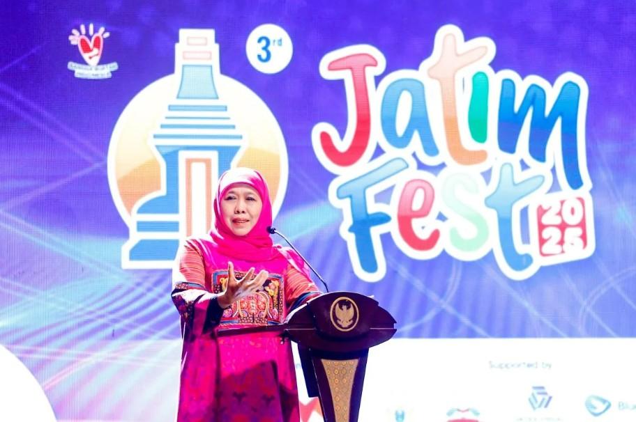 Khofifah Tegaskan Jawa Timur sebagai Gerbang Baru Nusantara di Jatim Fest 2025