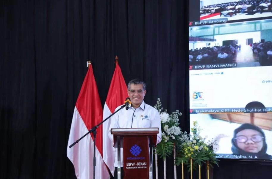 Kemnaker Targetkan 60 Ribu Peserta Ikuti Pelatihan Vokasi di Bulan Oktober 2025