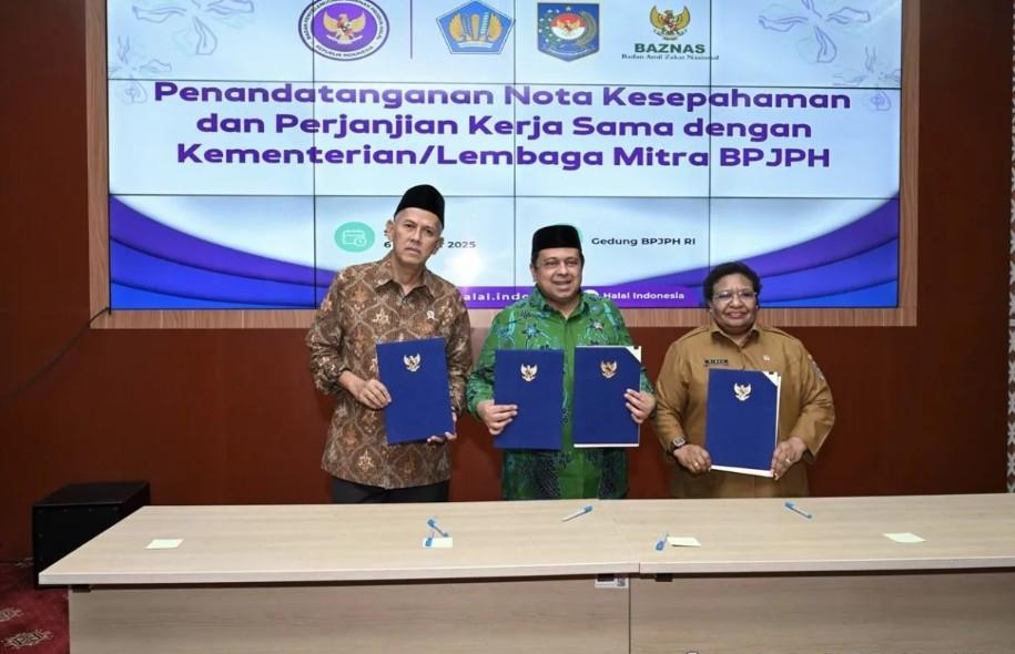 Sinergi Kemenkeu dan BPJPH Diperkuat untuk Kembangkan Ekosistem Produk Halal dan Keuangan Syariah