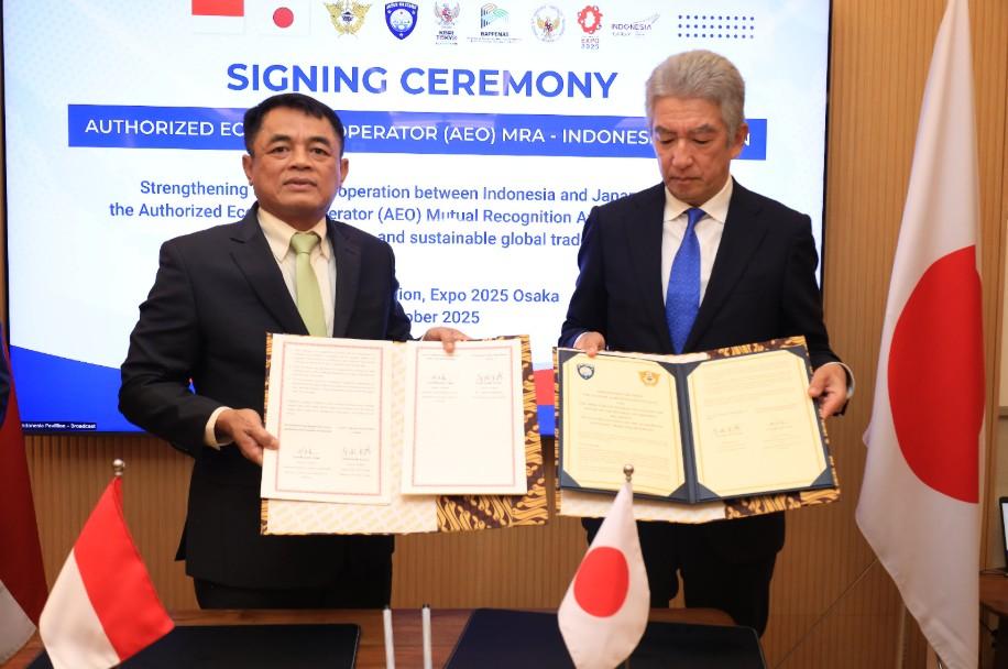 Indonesia dan Jepang Resmi Teken MRA on AEO, Perkuat Kepercayaan dan Efisiensi Perdagangan Internasional