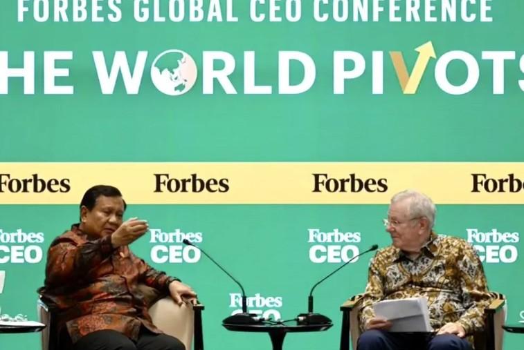 Presiden Prabowo Ungkap Warisan Pemikiran Ekonomi dari Sang Ayah di Forbes Global CEO Conference 2025