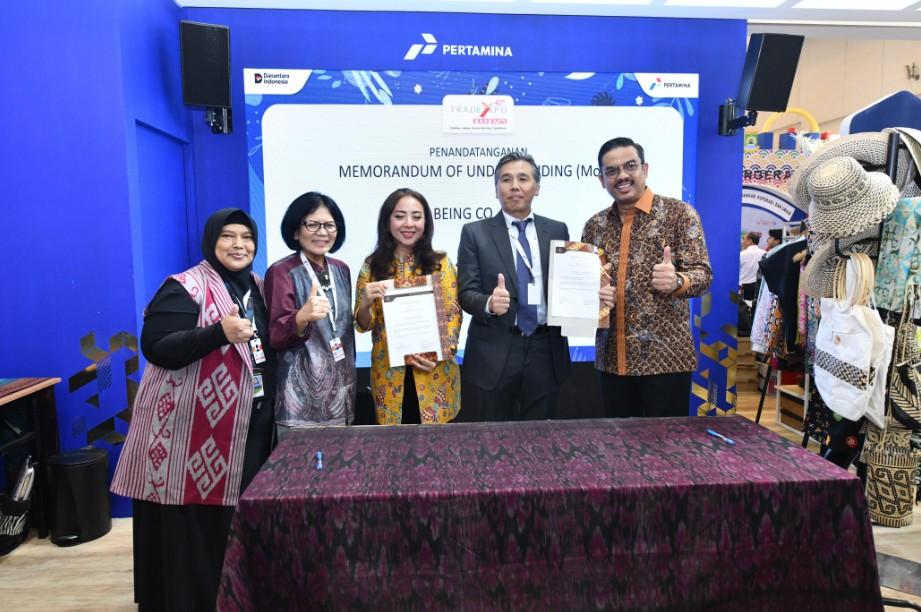 Hari Pertama TEI 2025: UMKM Binaan Pertamina Catatkan Transaksi Puluhan Miliar Rupiah