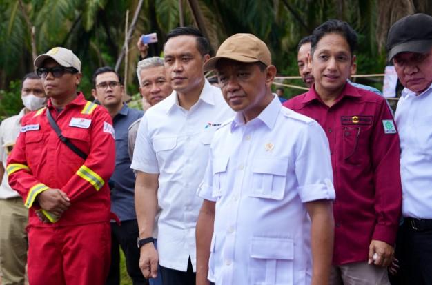 Dorong Produksi Migas Nasional, Menteri ESDM dan Pertamina Kunjungi Lapangan Sumur Rakyat Musi Banyuasin