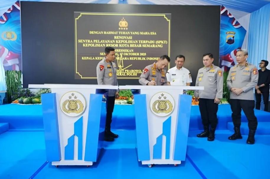 Kapolri Resmikan 35 SPKT Baru di Jawa Tengah untuk Tingkatkan Respons Cepat dan Pelayanan Publik
