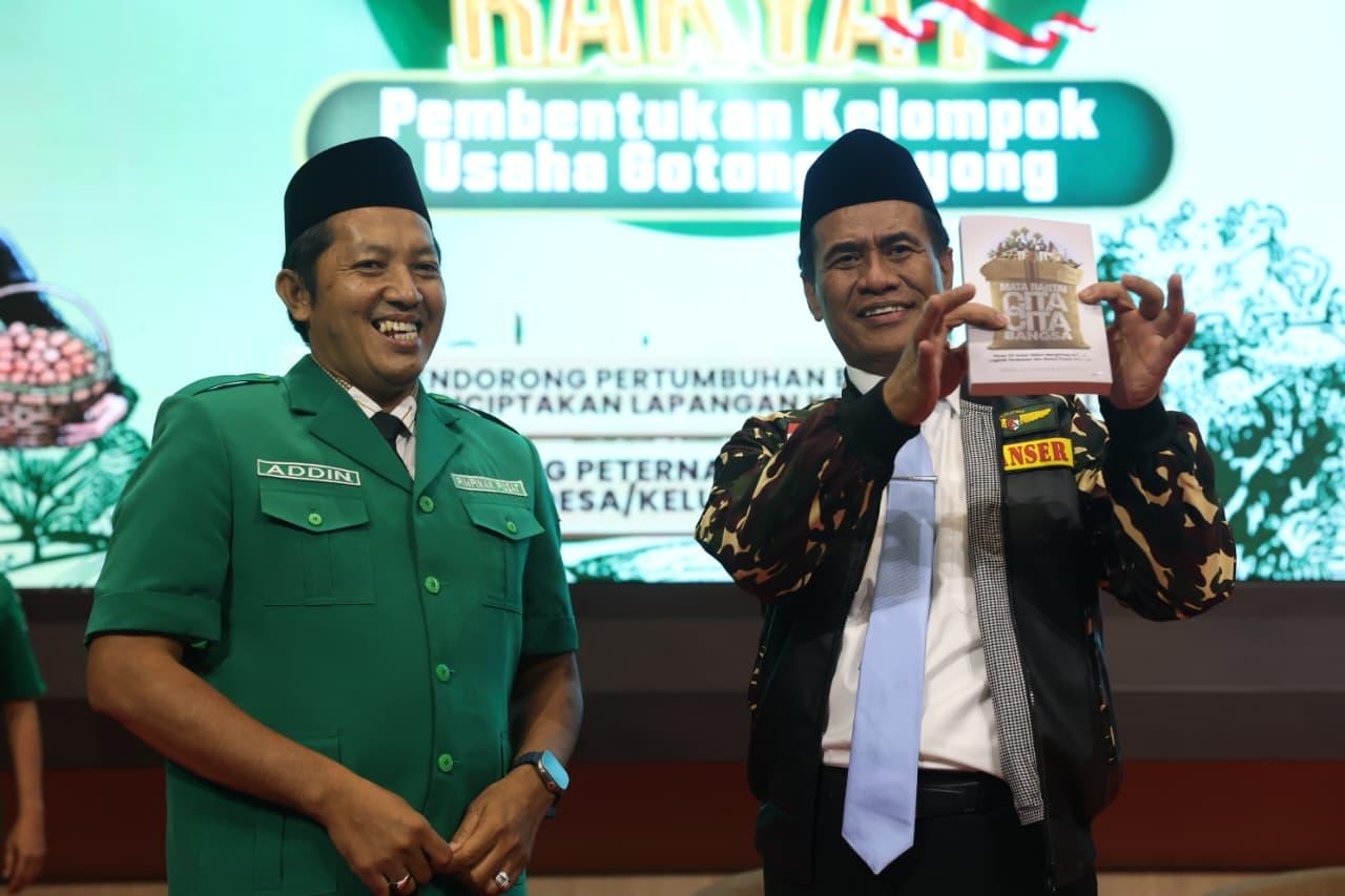 Mentan Amran Bakar Semangat Warga GP Ansor untuk Swasembada Pangan
