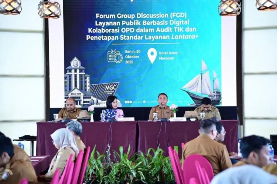 Pemkot Makassar Perkuat Standar Layanan Digital Lewat FGD Lontara+