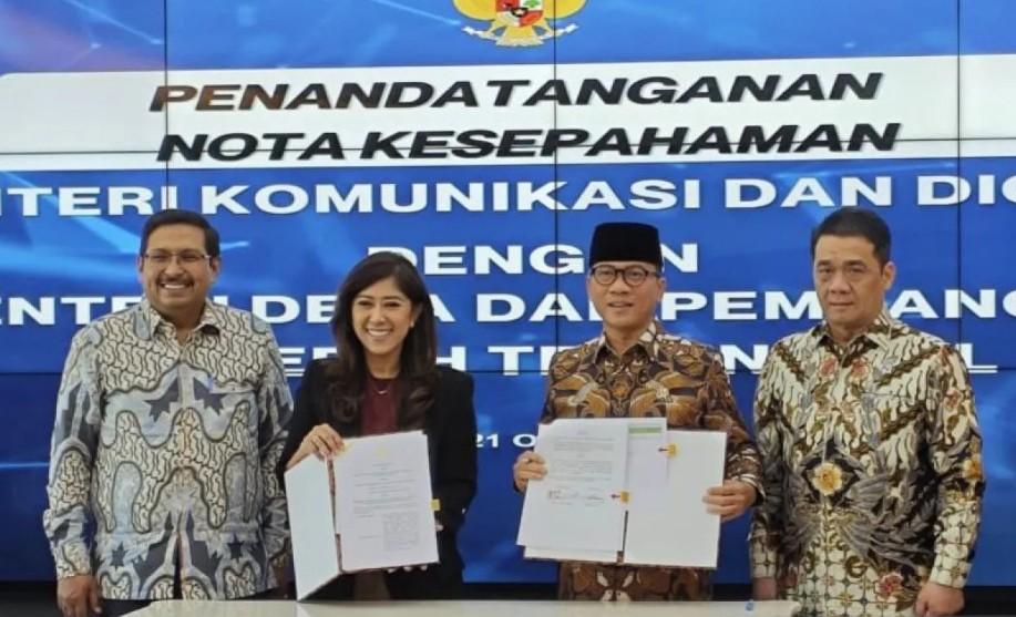 Pemerintah Targetkan 2026 Seluruh Desa Terkoneksi Internet, Kemkomdigi dan Kemendes Teken MoU