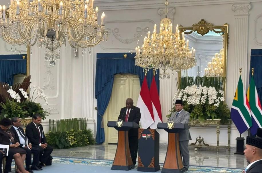Presiden Prabowo Tegaskan Komitmen Perkuat Kerja Sama Strategis dengan Afrika Selatan, Dorong Pengaturan Bebas Visa