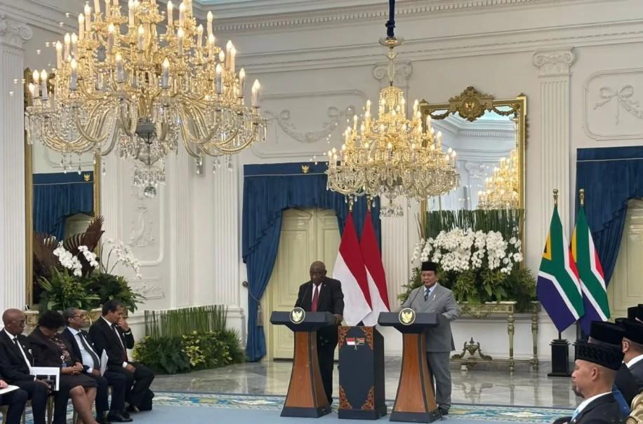 Presiden Prabowo Serukan "Amandla!" di Hadapan Presiden Afrika Selatan, Simbol Persahabatan dan Solidaritas