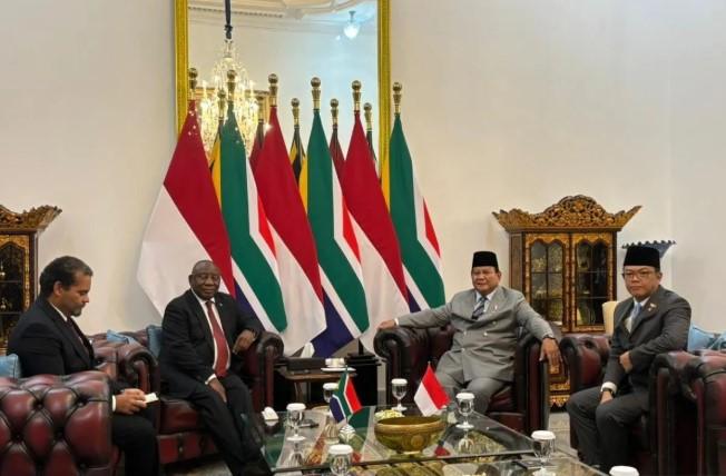 Presiden Prabowo Sambut Presiden Afrika Selatan di Istana Merdeka, Pererat Hubungan Strategis Bilateral