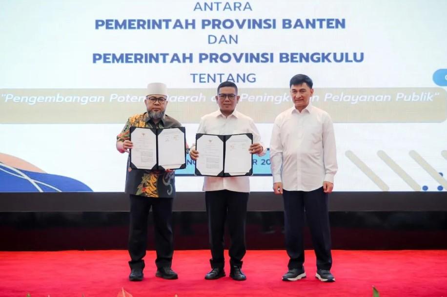 Banten dan Bengkulu Sepakat Perkuat Kerja Sama Antarprovinsi untuk Tingkatkan Pelayanan Publik dan Pemanfaatan Potensi Daerah