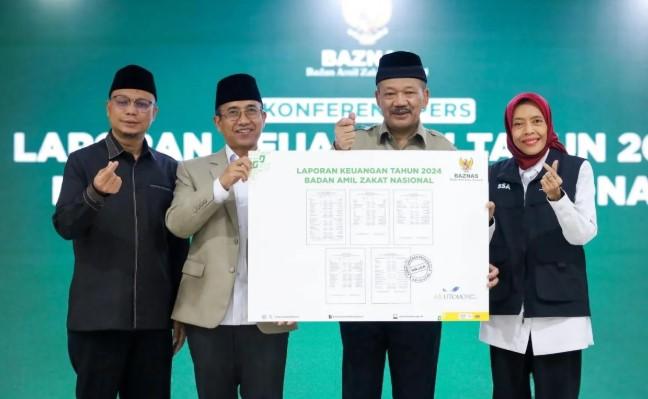 Baznas RI Raih Opini Wajar Tanpa Pengecualian 2024, Kelola Dana ZIS Rp1,1 Triliun secara Akuntabel