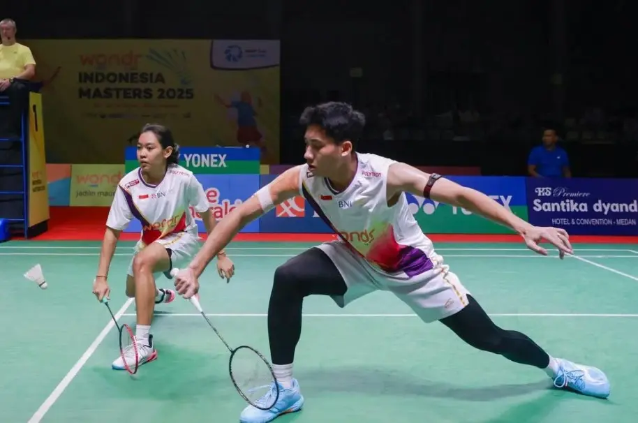 Marwan Faza/Aisyah Salsabila Lolos ke Final Indonesia Masters II 2025 Usai Kalahkan Wakil China Lewat Pertarungan Sengit
